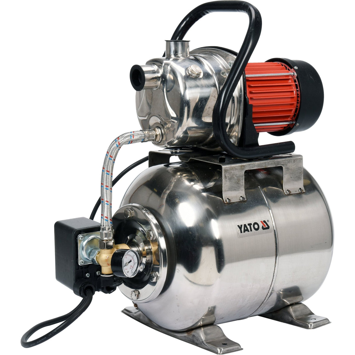 100 L Hauswasserwerk Mit 1300W Pumpe & Trockenlaufschutz – Gartenpumpe IBO MHI1300 INOX