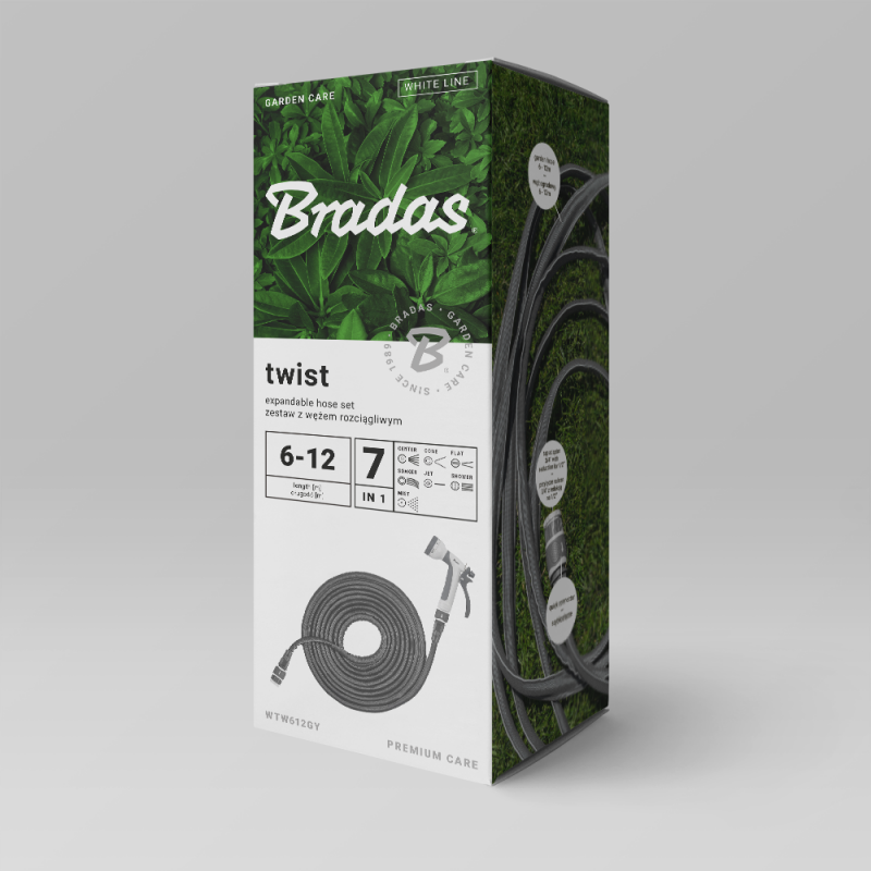Bradas Gartenset TWIST SCHLAUCH Dehnbar