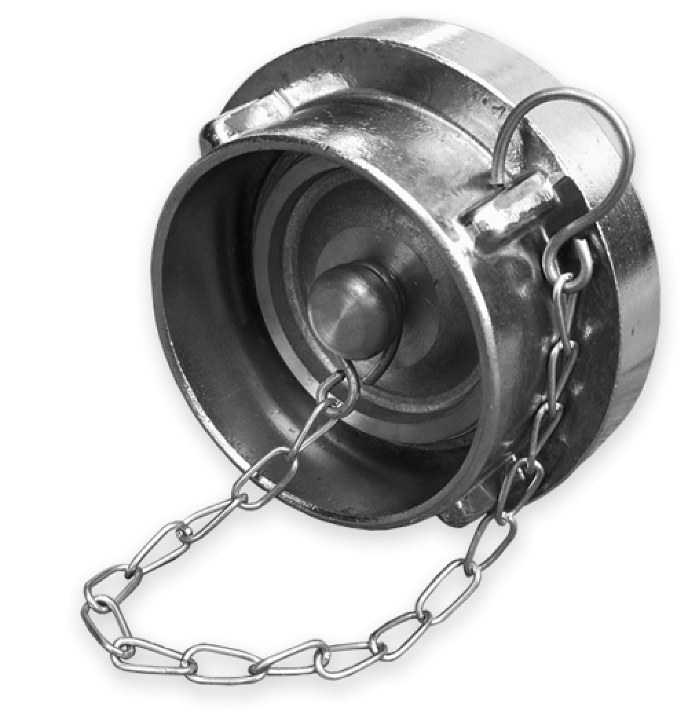 Bradas STORZ Verschlusskappe für 4" Kupplung im Einsatz