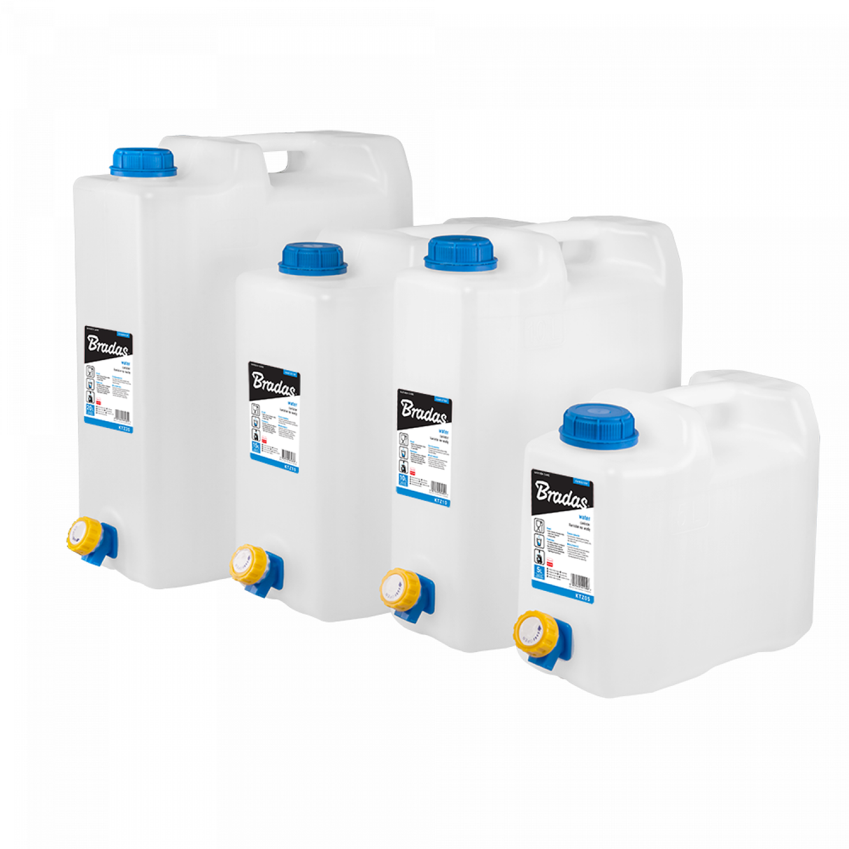 Bradas Wasserkanister mit Auslaufhahn