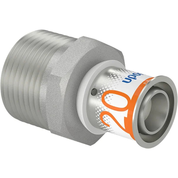 Uponor S-Press Plus buitendraad puntstuk in diverse maten
