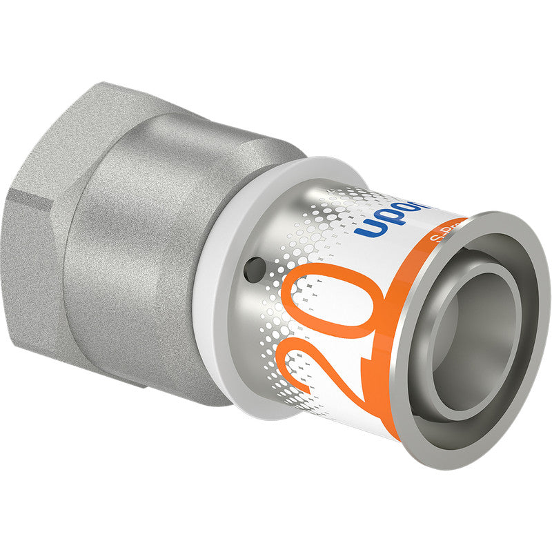 Uponor persfitting schroefbus binnendraad 20 mm – 1/2"