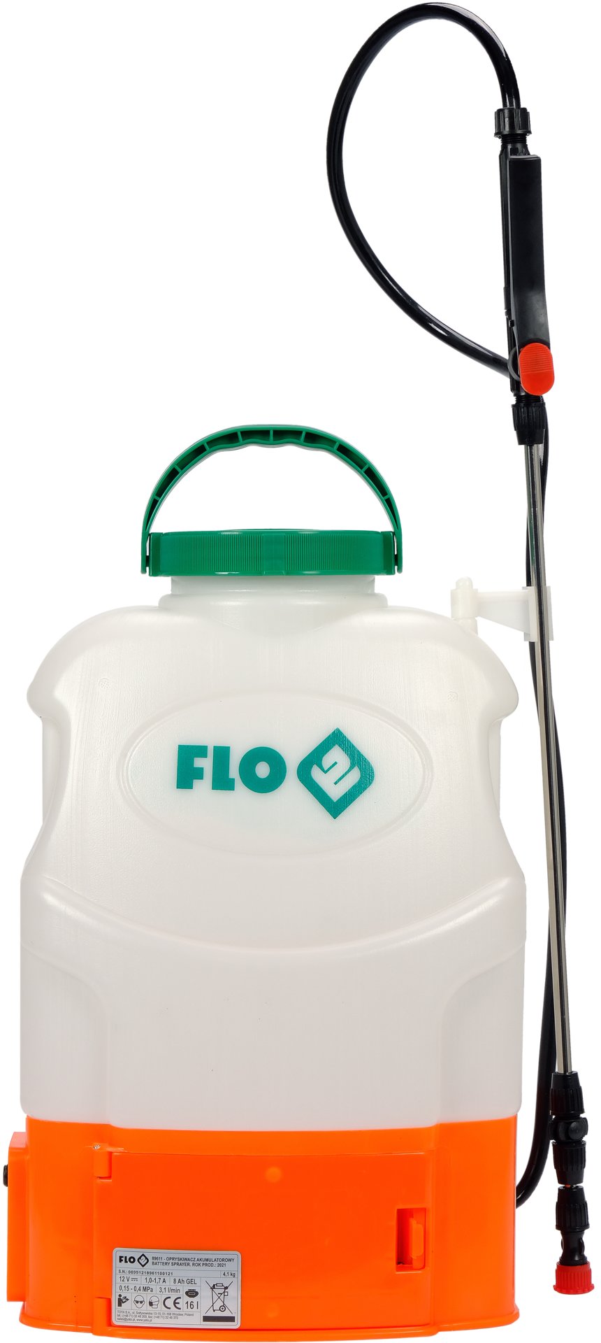 Flo elektrischer Rückensprüher 16L mit 8Ah Akku