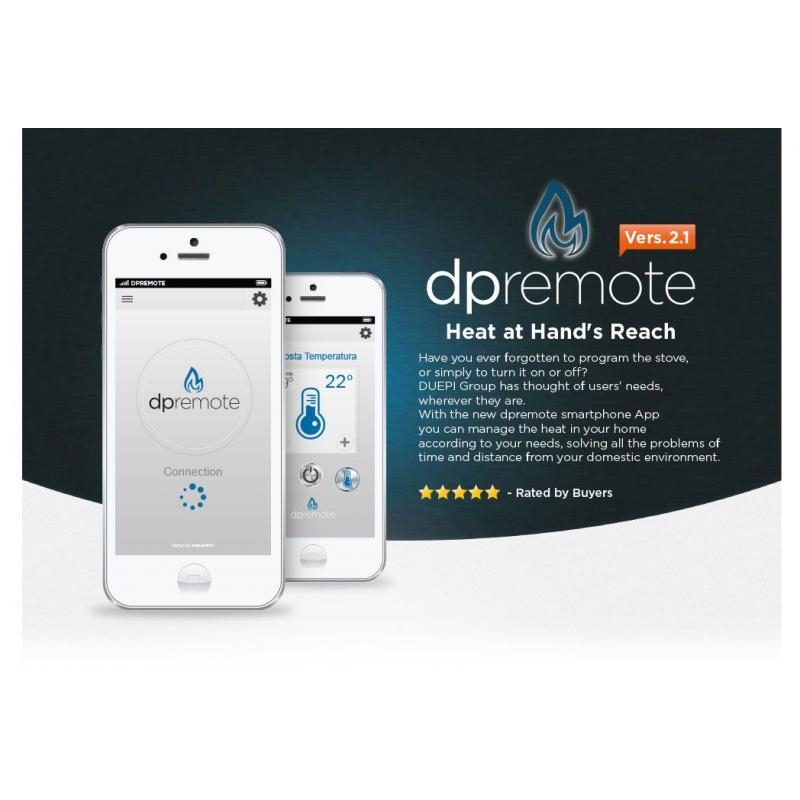 Steuern Sie den Ferretti Pelletofen bequem per Smartphone