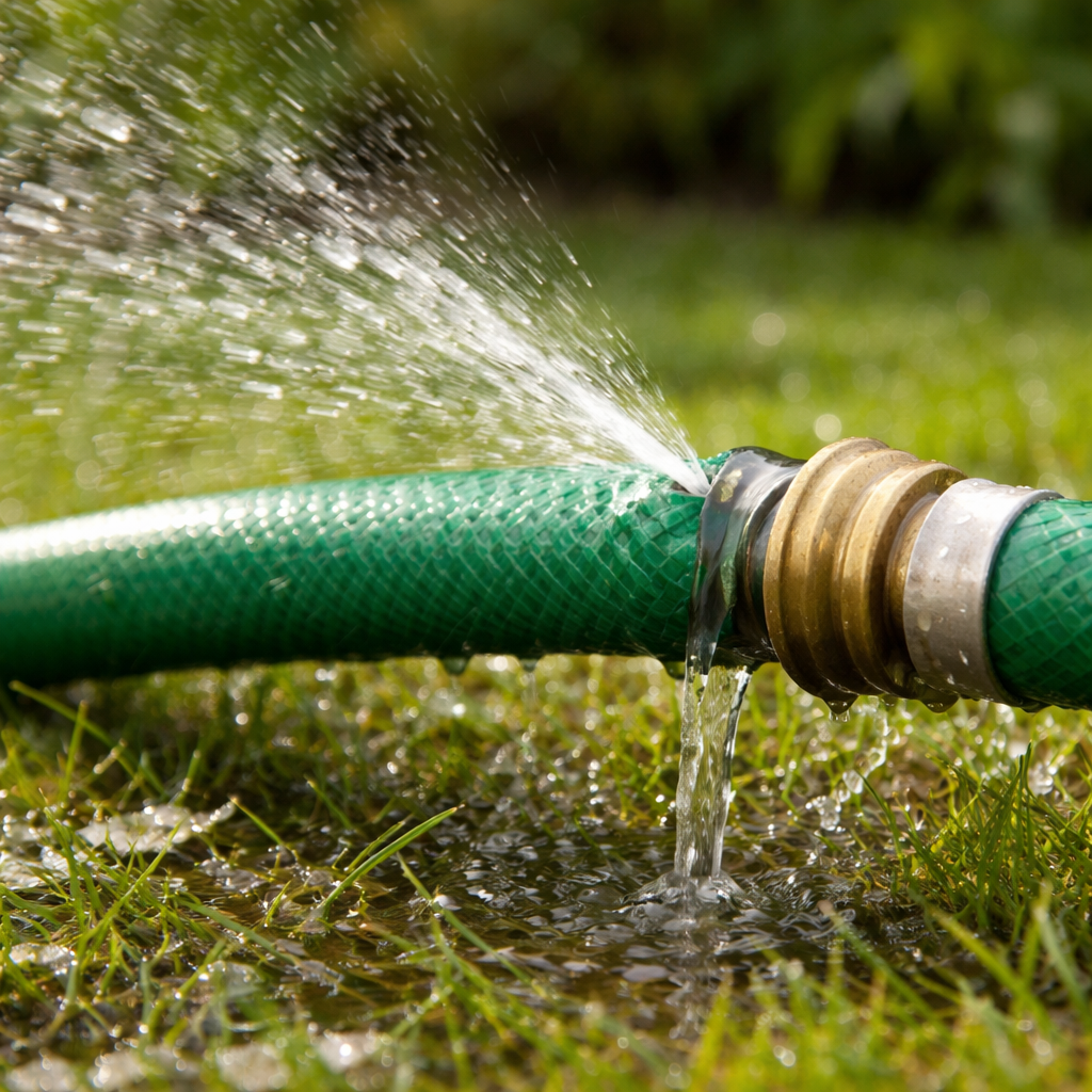 Undichter Gartenschlauch oder Kupplung? So beheben Sie das Problem in –
