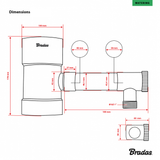 Hoogwaardig ABS kunststof behuizing van de regentonvuller