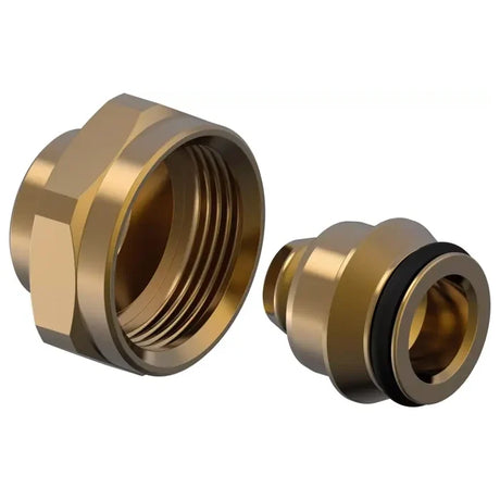 Uponor Vario klemringschroefkoppeling PEX 16x1,8/2,0-G3/4" FT Euroconus voor betrouwbare verbindingen in verwarmingssystemen.
