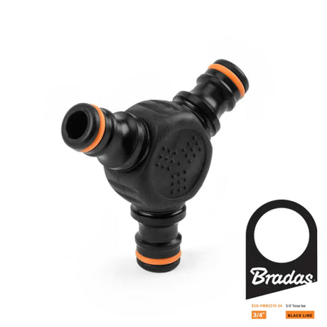 Bradas BLACK LINE SOFT Kupplung für drei Gardena-Anschlüsse
