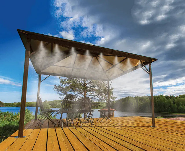 Abkühlung für Ihren Außenbereich mit Bradas WHITE LINE Garten-Wassernebel