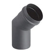 Bogen 45° Darco SPKP 80mm schwarz für Ofenrohr