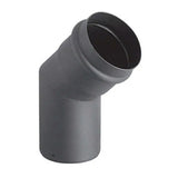 Bogen 45° Darco SPKP 80mm schwarz für Ofenrohr