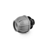 Bradas PN10 Verschraubung 40 mm / 25 mm (1") Außengewinde für PE-Rohre - PE-Schlauch - Installatie-shop.nl