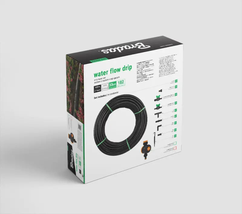 Installation des Bradas Tropfsystems mit flexiblen Verbindungsstücken