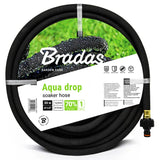 Bradas Aqua-Drop Schwitzschlauch 15 Meter – flexibler, flacher Tropfschlauch