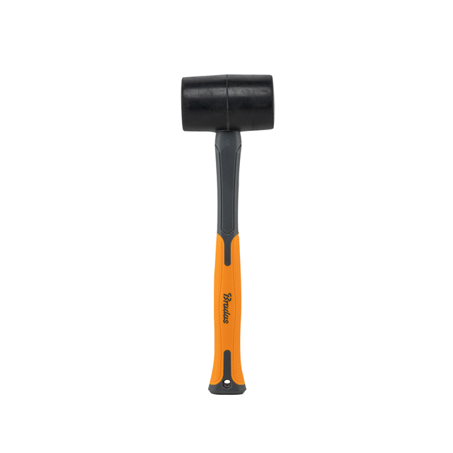 Bradas Gummihammer 450g mit Fiberglasstiel und rutschfestem Griff