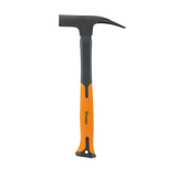 Bradas Latthammer 600g mit Fiberglasstiel und magnetischem Nagelhalter.