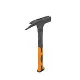 Ergonomischer Bradas Latthammer 600g mit magnetischem Nagelhalter für präzise Zimmererarbeiten.