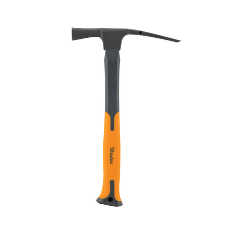 Bradas Pflasterhammer 600g mit Fiberglasstiel und rutschfestem Griff.
