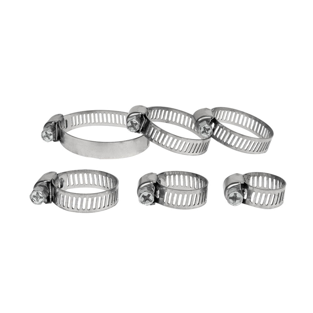 Bradas Edelstahl-Schlauchschellen Set (6-38 mm) - Amerikanisch 