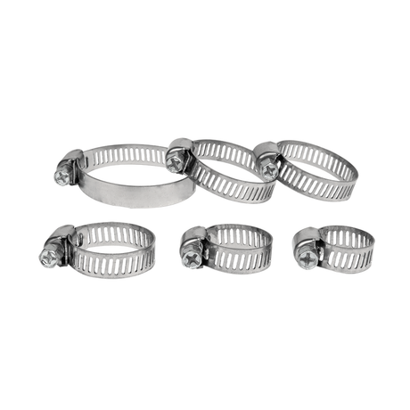 Bradas Edelstahl-Schlauchschellen Set (6-38 mm) - Amerikanisch 