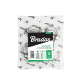 Bradas Edelstahl-Schlauchschellen Set (6-38 mm) - Amerikanisch 