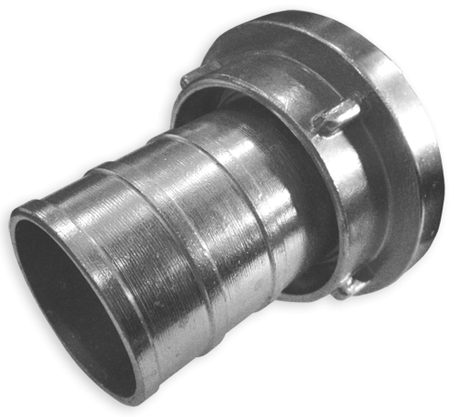 Bradas STORZ Saugkupplung für 4"-Schlauch im Einsatz