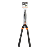 Detailansicht der geraden Schneidkante der Bradas Heckenschere