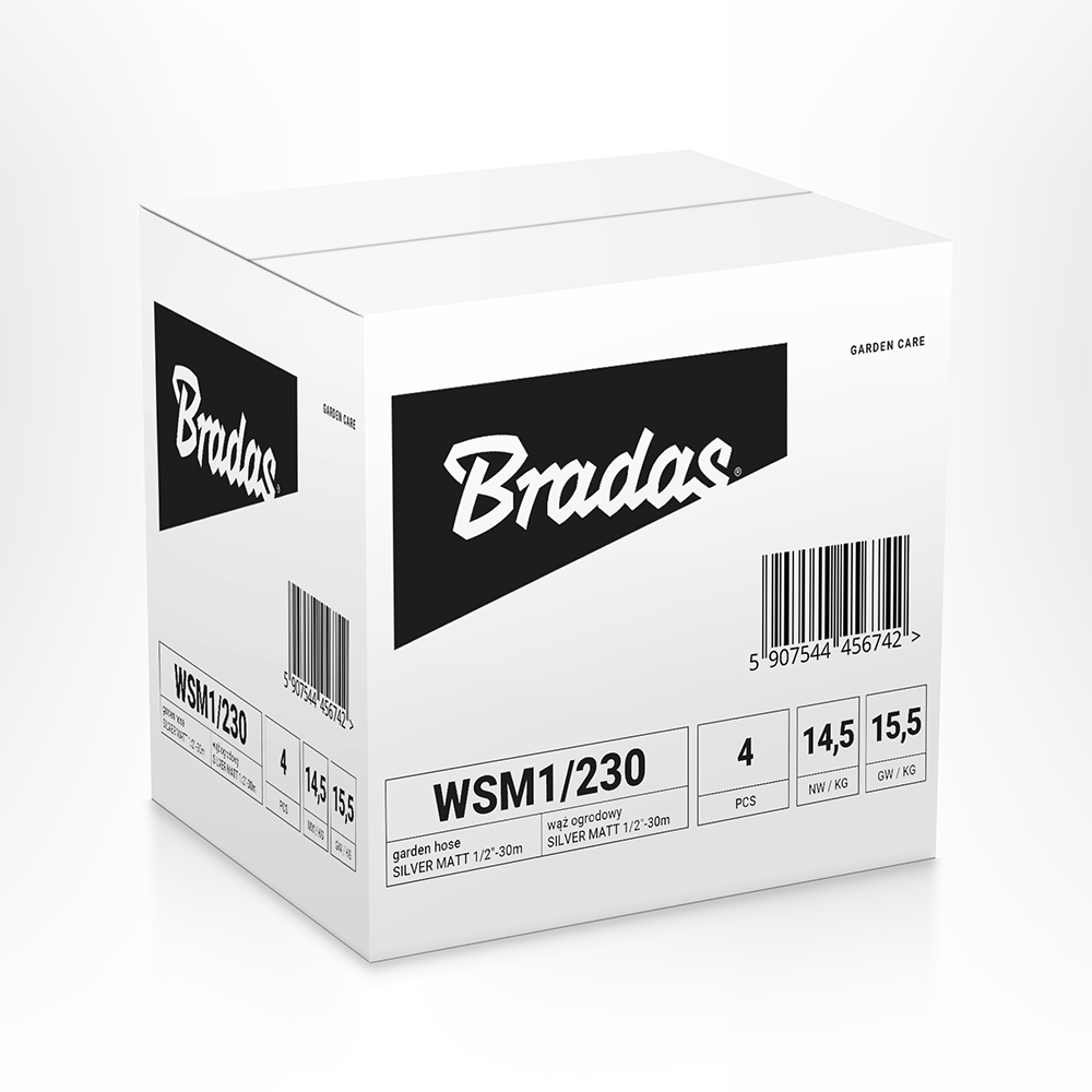 Bradas 30 m Gartenschlauch mit komfortablem Griff und knickfestem Design