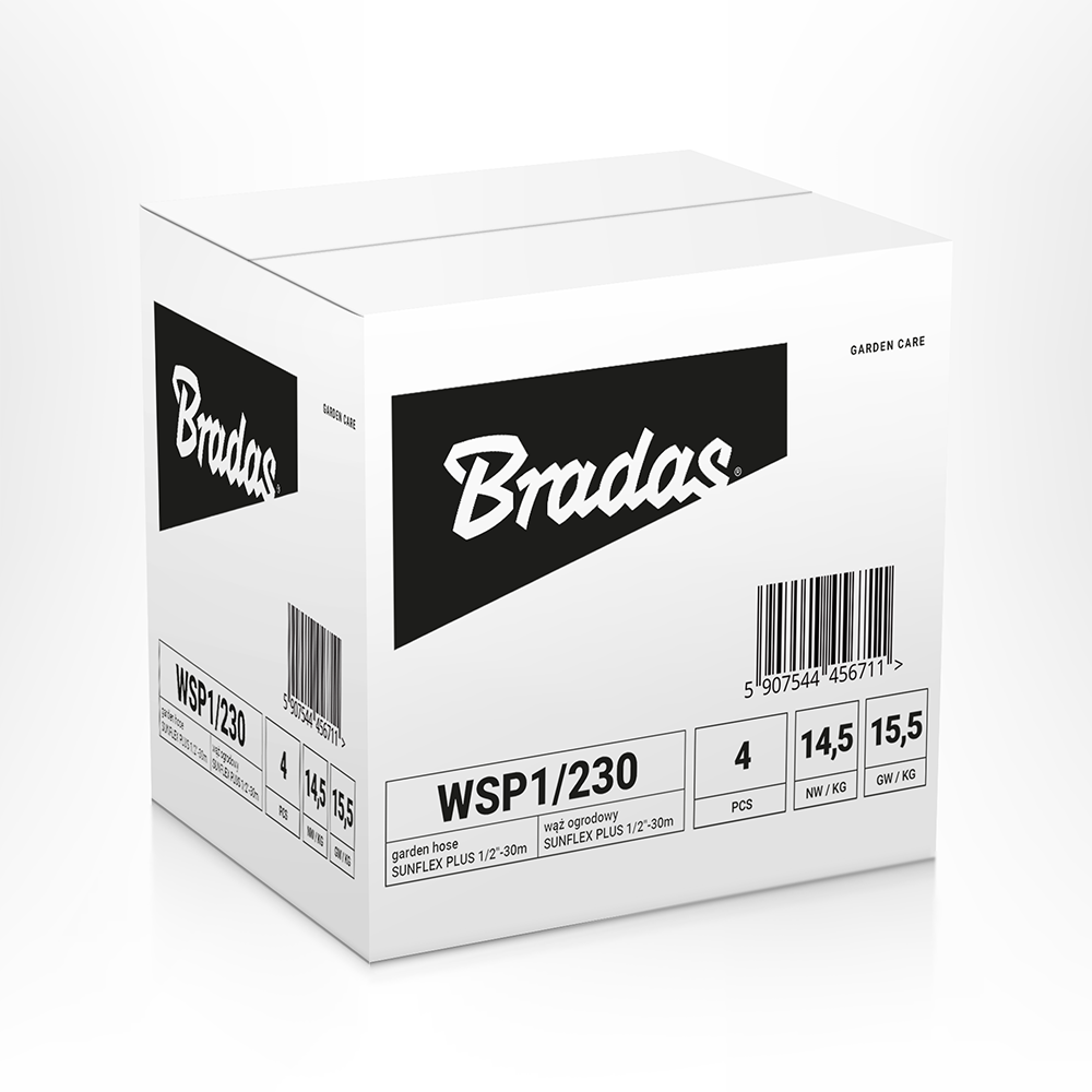 Bradas 30 m Gartenschlauch mit ergonomischem Griff und knickfestem Design