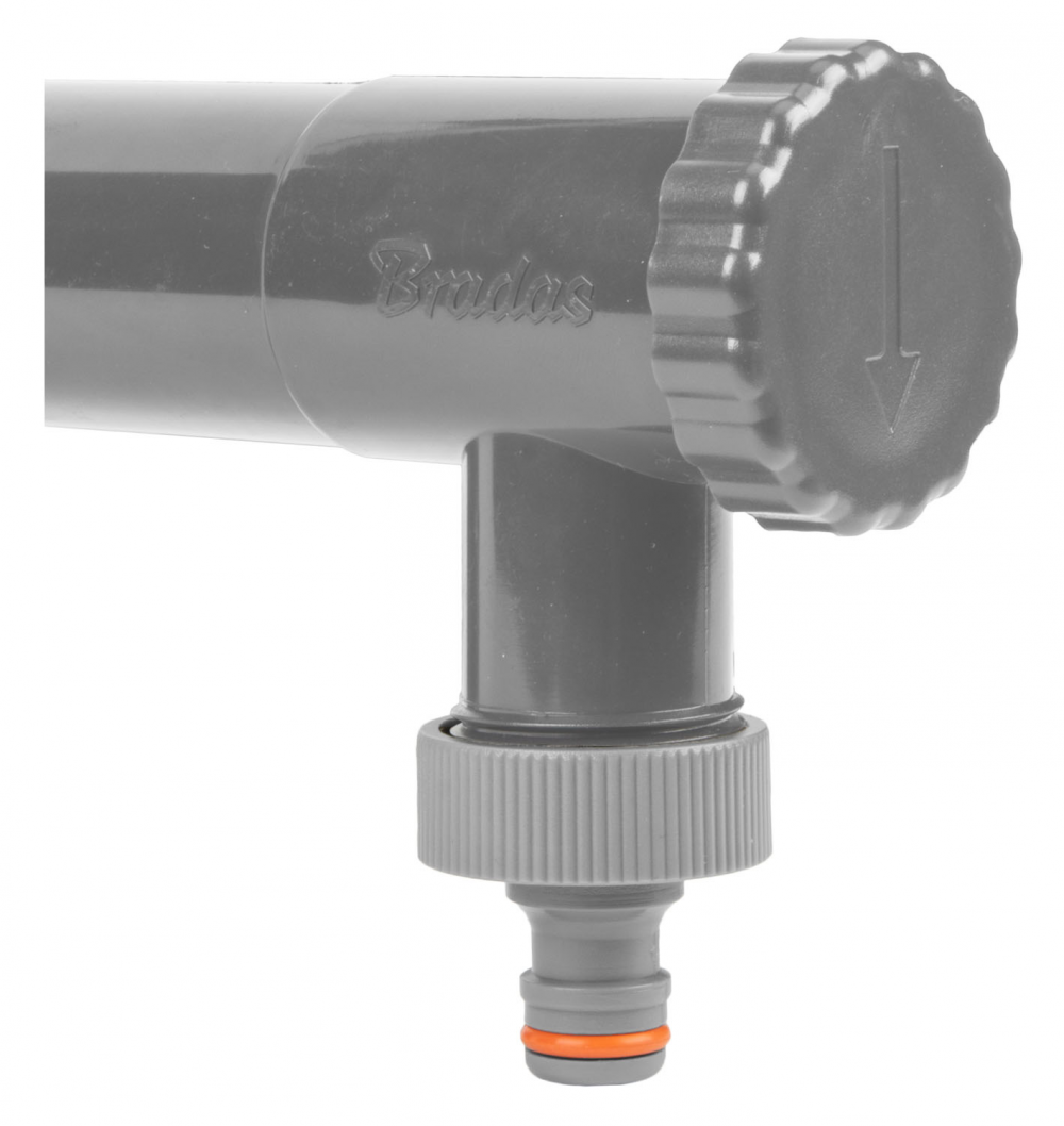 Installatievoorbeeld van de Bradas regentonvuller