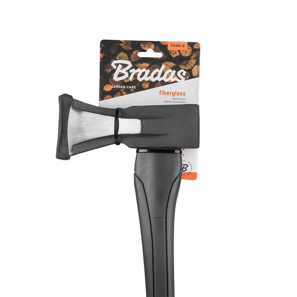 Robustes Spaltbeil aus gehärtetem Stahl – ideal zum Holzspalten.