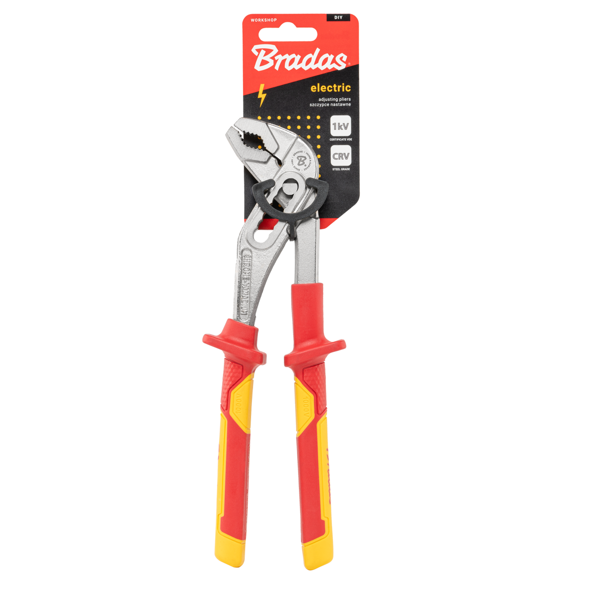 Robuste Bradas Wasserpumpenzange aus CrV-Stahl für sicheren Halt