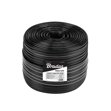 Bradas Hirro Tropfband 100 Meter – 16 mm, 1,5 l/h, 20 cm Abstand – zur Bewässerung von Reihenpflanzen