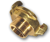 Geka Schnellkupplung 3/4" Außengewinde aus Messing für eine zuverlässige Schlauchverbindung