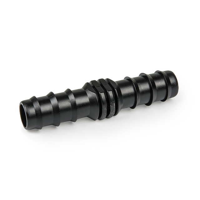 Bradas gerade Schlauchtülle 16 mm zum Verbinden von Tropfschläuchen in Bewässerungssystemen