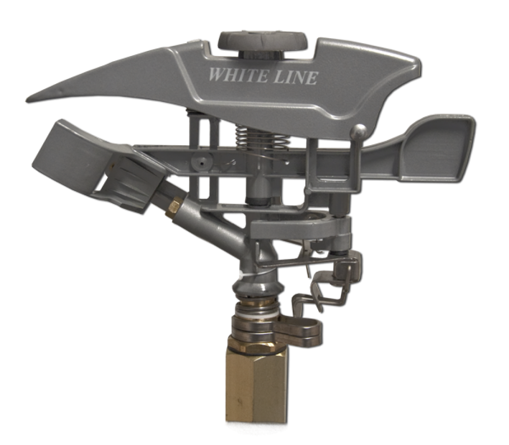 Bradas TRITON XL Metall-Sektorenregner mit Dreibeinstativ und Erdspießen für eine stabile Bewässerung