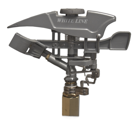 Bradas TRITON XL Metall-Sektorenregner mit Dreibeinstativ und Erdspießen für eine stabile Bewässerung