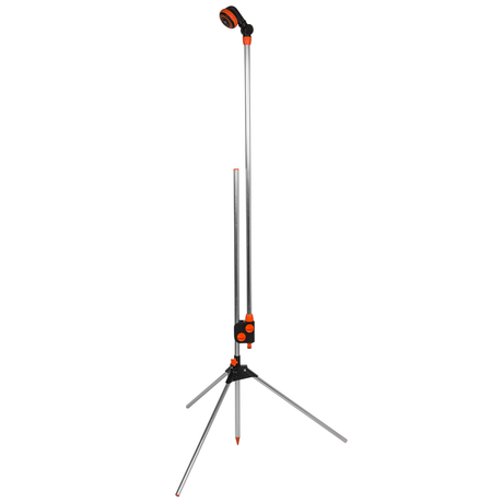 Bradas Gartendusche auf Dreibeinstativ, höhenverstellbar