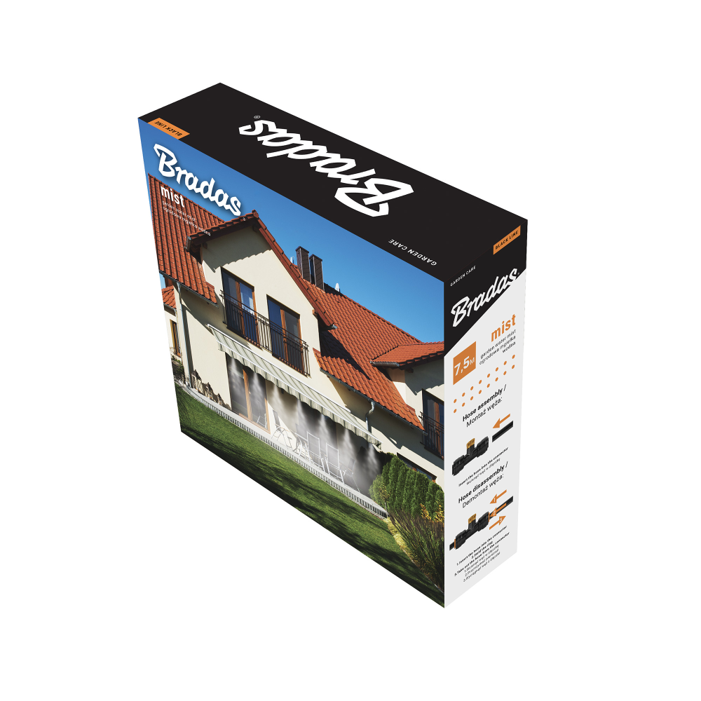 Garten-Wassersprühnebel für schnelle Abkühlung auf kleinen Flächen