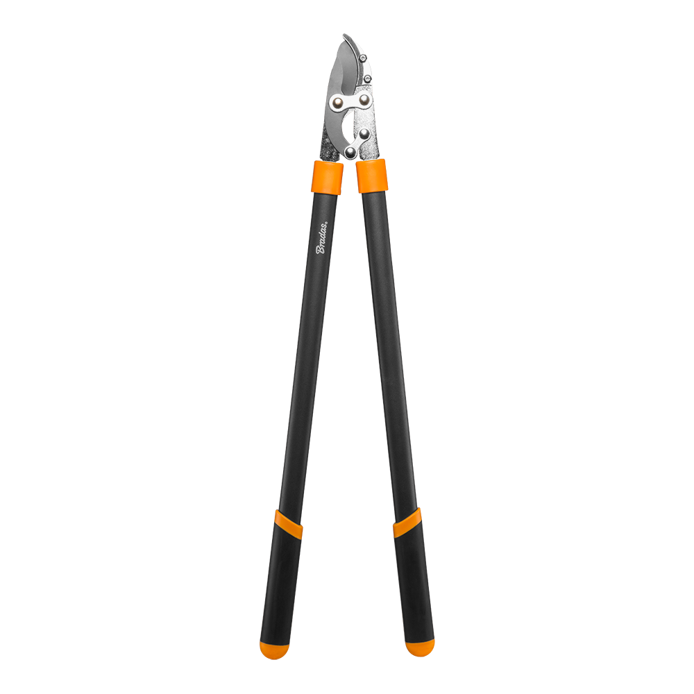 Bradas Aluminium-Gartenschere in aufgeklapptem Zustand