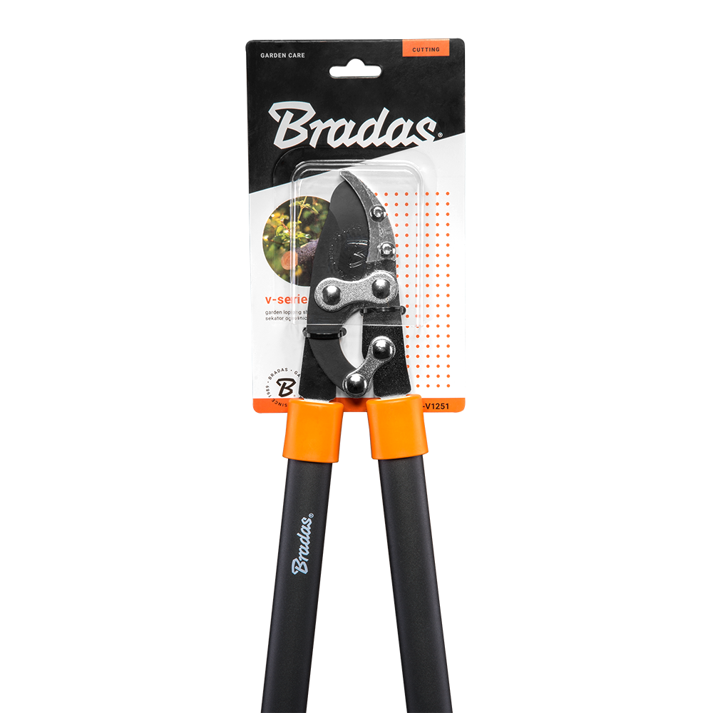 Detailansicht des Zahnradmechanismus der Gartenschere