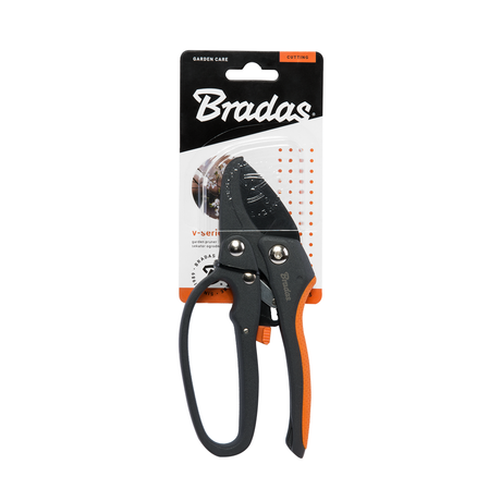 Detail der SK5-Stahlklinge der Gartenschere