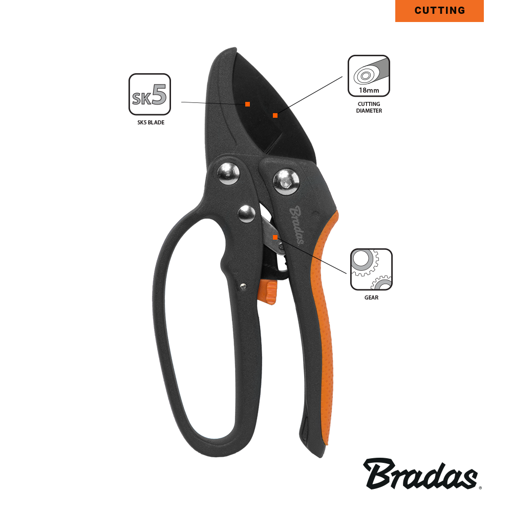 SK5 snoeischaar voor dikke takken