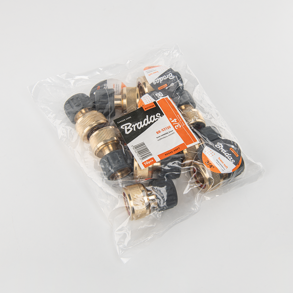 Messing-Schnellkupplung für Gartenschlauch 3/4" Bradas