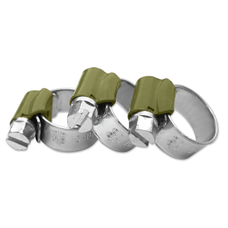 Bradas slangklem 10–16 mm wormschroef 9 mm band
