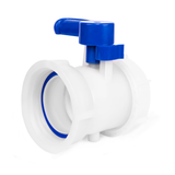 Bradas IBC-Adapter mit Flügelhahn S100x8