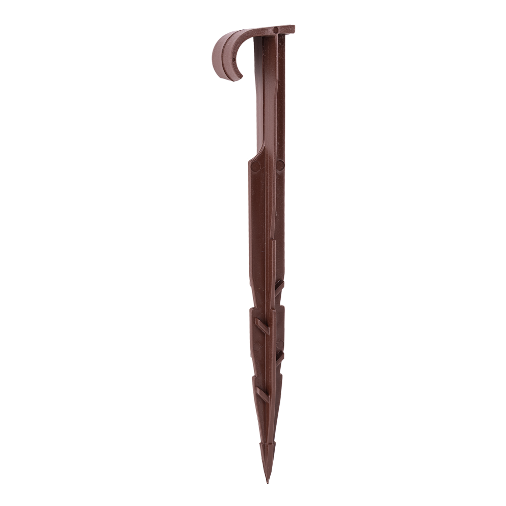 Bradas braune Rohrschelle 16 mm Schlauch 18 cm