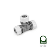 Tuinslang verdelen met T koppeling 1/2 inch