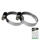 Bradas RVS Slangklem W2 - 2 stuks - 12 tot 22 mm