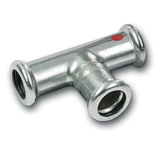 Sanha-Therm T-stuk 15 mm pers verlengde schouw